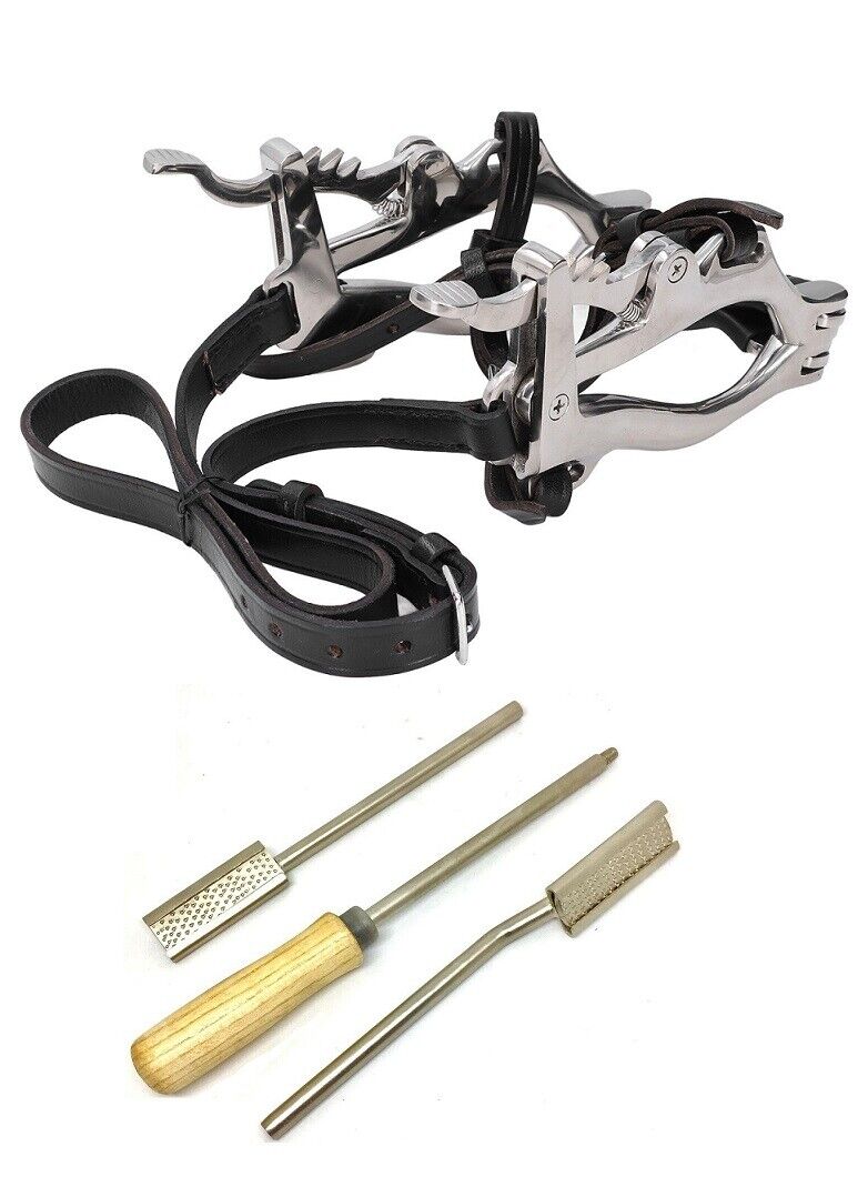 German Grade Stainless Steel Horse Mouth Speculum – Equine Veterinary Tool By Surginstruments