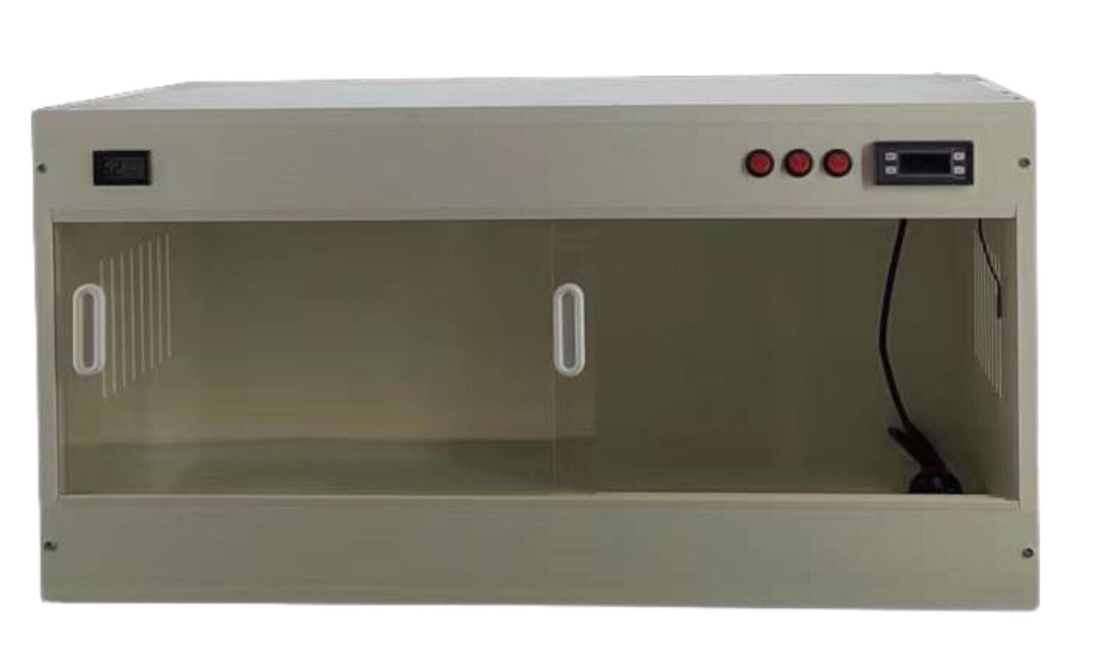 White Colour Reptile enclosure/ Vivarium , 80x40x40 cm. with Thermostat