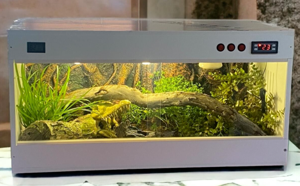 Bearded Dragon / Reptile Tank , White Colour 10050 Thermostat. Madee